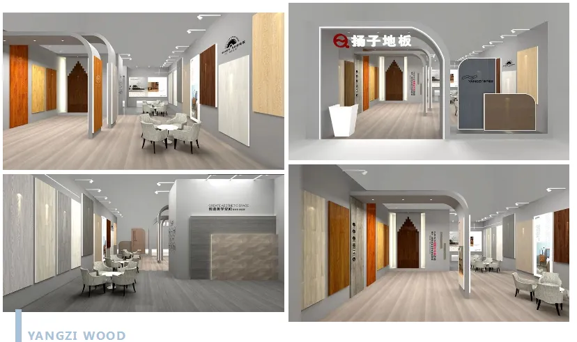 扬子地板携地面与墙面材料参展 2022 广州定制整装展(图 3)